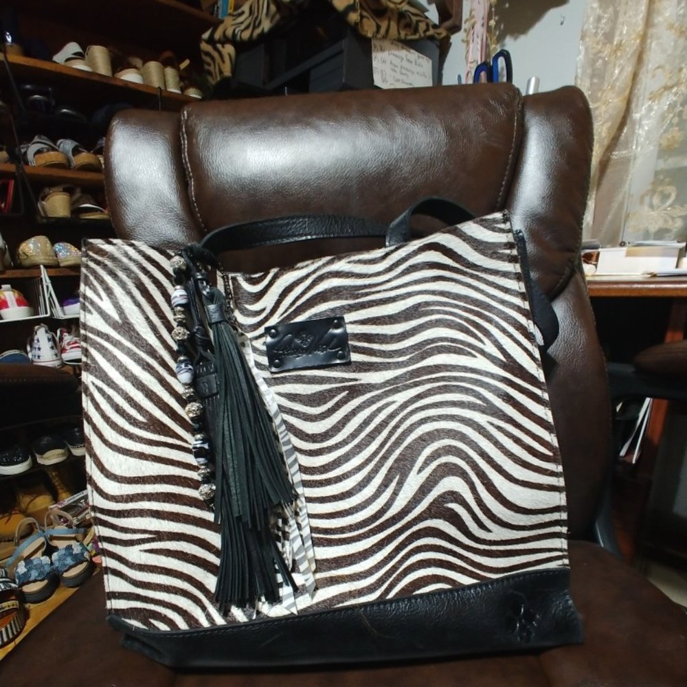 Patricia Nash Limited Calf Hair Zebra print